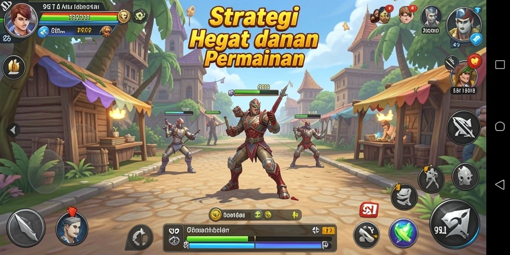 Tampilan gameplay dinamis dalam 9SL yang menarik.