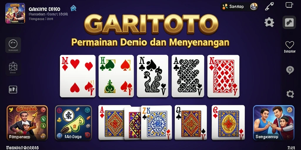 Screenshot utama GARITOTO menampilkan gameplay domino yang seru dan dinamis.