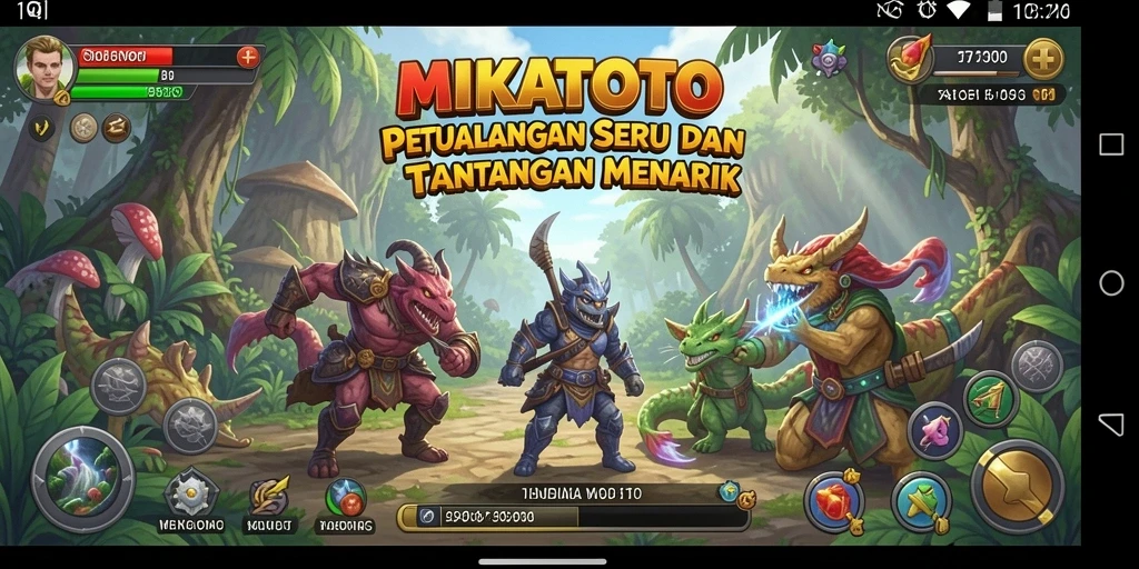 Screenshot MIKATOTO menampilkan momen mendebarkan dalam gameplay petualangan.
