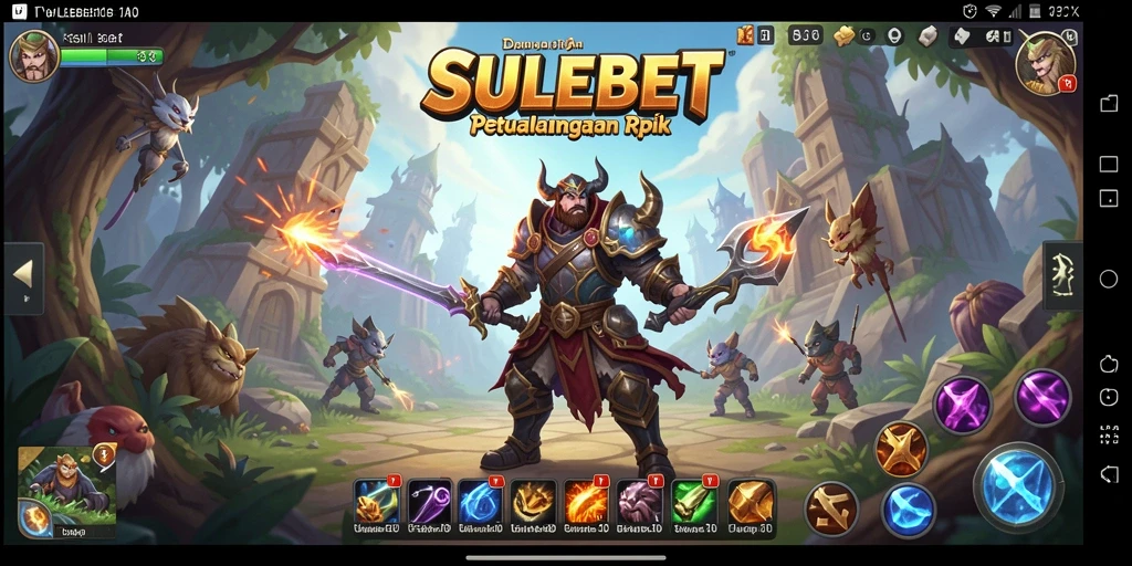 Screenshot gameplay SULEBET yang menampilkan aksi seru dalam dunia RPG.